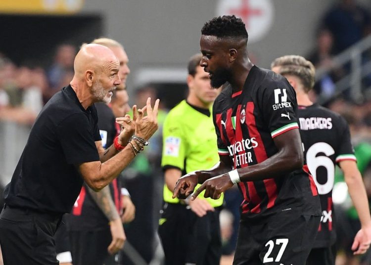 Stefano Pioli Divock Origi AC Milan