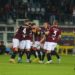 Torino players celebrate vs AC Milan