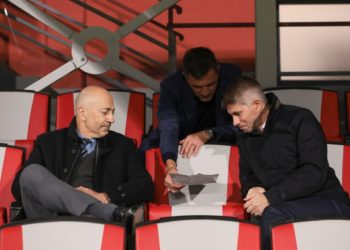 Paolo Maldini Frederic Massara Ivan Gazidis AC Milan