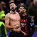 Theo Hernandez Olivier Giroud AC Milan