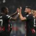 Olivier Giroud Rafael Leao AC Milan