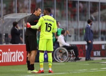 AC Milan Mike Maignan Zlatan Ibrahimovic