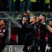 AC Milan players celebrate