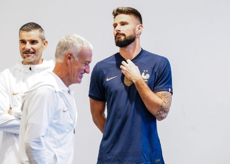 Olivier Giroud Didier Deschamps