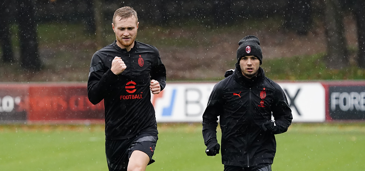 Training at Milanello