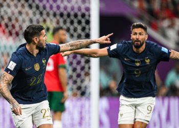 Theo Hernandez and Olivier Giroud