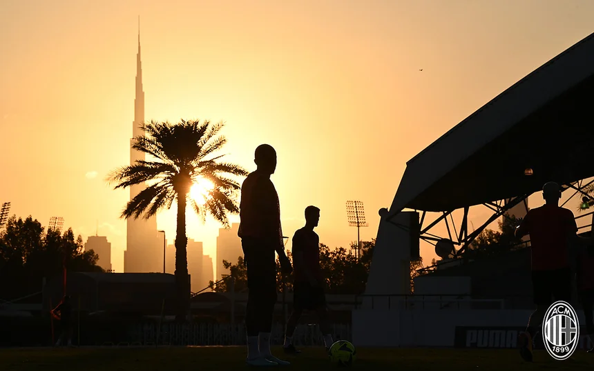AC Milan training