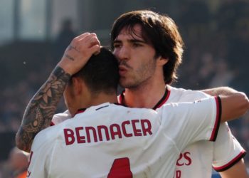 Sandro Tonali Ismael Bennacer AC Milan