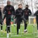 AC Milan players training