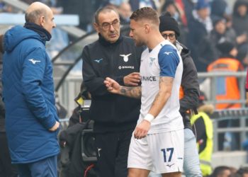 Ciro Immobile Maurizio Sarri Lazio