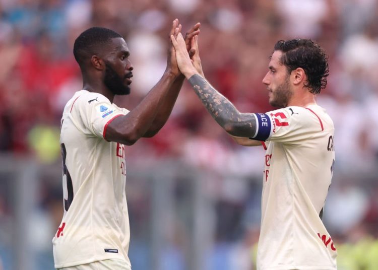 Davide Calabria Fikayo Tomori AC Milan توموري ميلان كالابريا