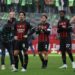 AC Milan players dejected
