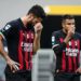 Olivier Giroud AC Milan dejected