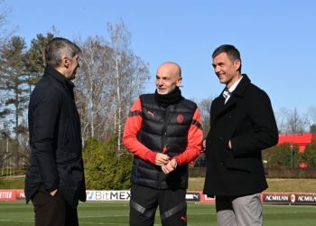 Paolo Maldini Frederic Massara Stefano Pioli AC Milan