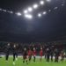 AC Milan players celebrate