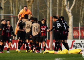 AC Milan Primavera celebrate