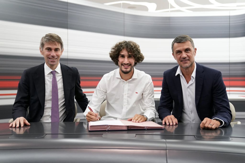 Yacine Adli Paolo Maldini Frederic Massara