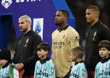 Theo Hernandez Mike Maignan Malick Thiaw AC Milan