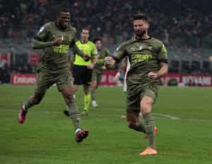 Pierre Kalulu Olivier Giroud AC Milan