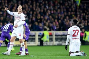 Zlatan Ibrahimovic Divock Origi AC Milan