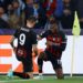 Olivier Giroud Rafael Leao AC Milan