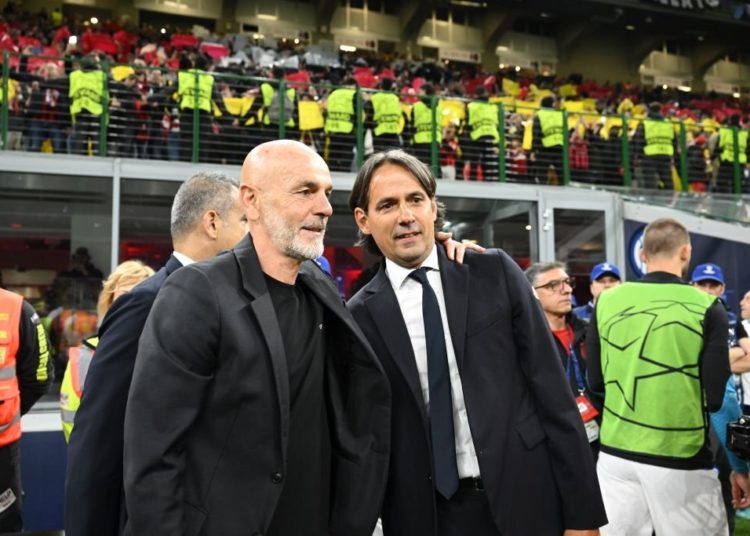 Stefano Pioli AC Milan Simone Inzaghi Inter
