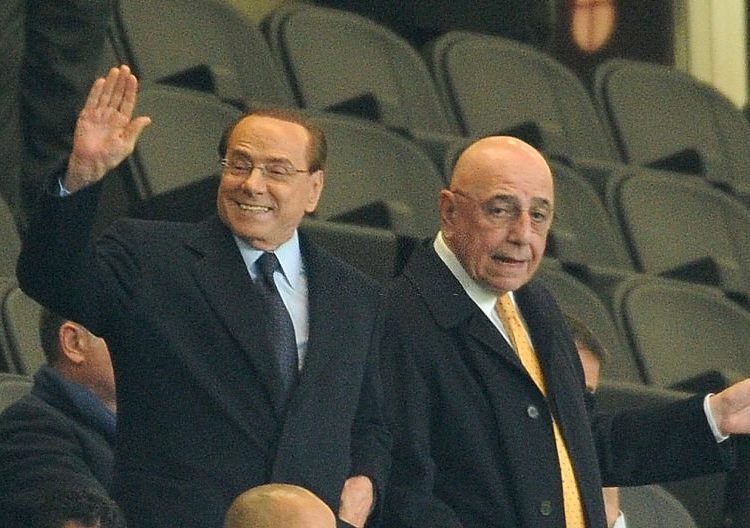 Adriano Galliani Silvio Berlusconi