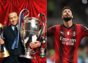 Olivier Giroud Silvio Berlusconi AC Milan