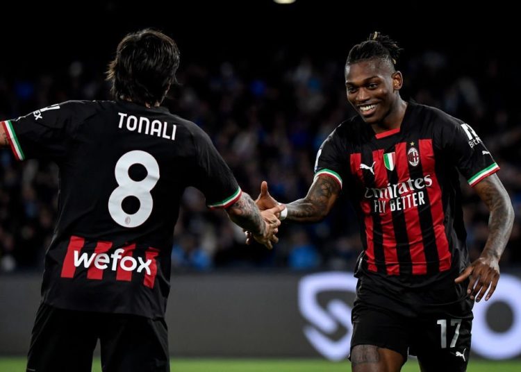 Sandro Tonali Rafael Leao AC Milan