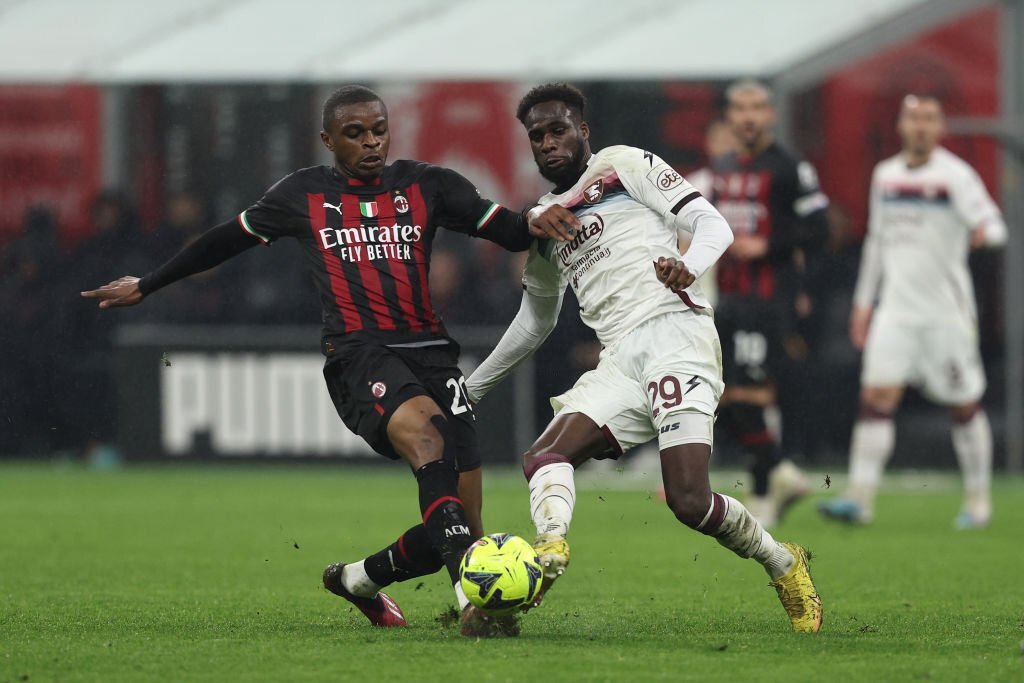 Boulaye Dia Salernitana Pierre Kalulu AC Milan