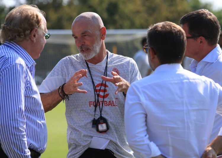 Paolo Scaroni Stefano Pioli AC Milan ميلان