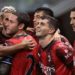 AC Milan players celebrate