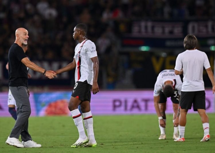 Pierre Kalulu Stefano Pioli AC Milan