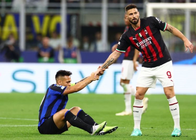 Olivier Giroud Lautaro Martinez