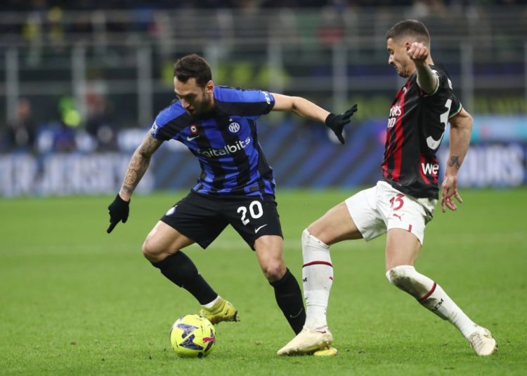 AC Milan Rade Krunic Inter Hakan Calhanoglu