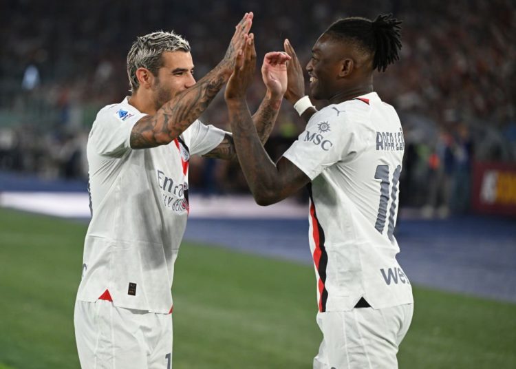 Theo Hernandez Rafael Leao AC Milan