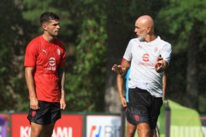 Christian Pulisic Stefano Pioli AC Milan