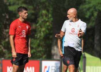 Christian Pulisic Stefano Pioli AC Milan