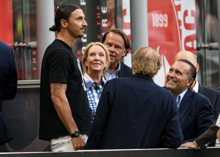 Zlatan Ibrahimovic Gerry Cardinale AC Milan إبراهيموفيتش ميلان