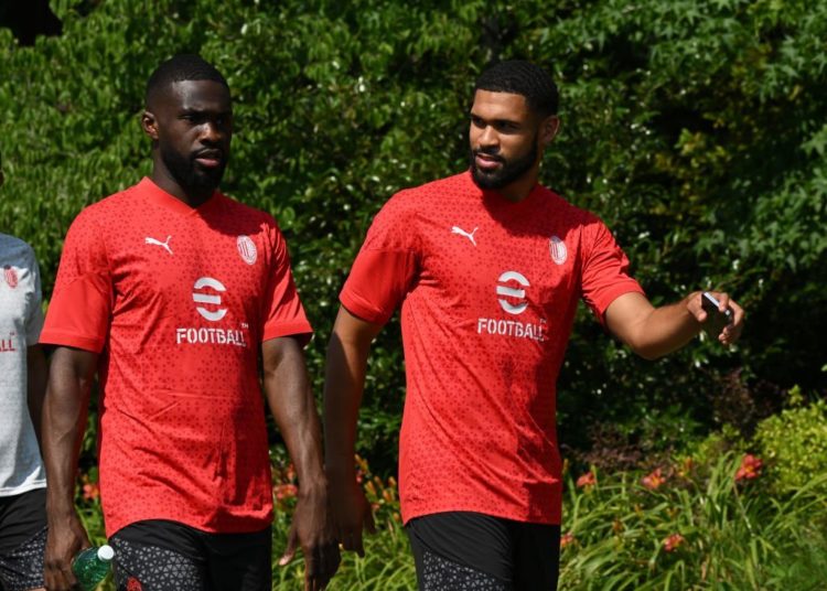 Ruben Loftus-Cheek Fikayo Tomori AC Milan