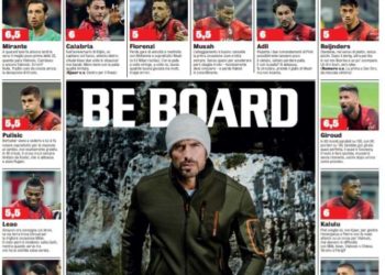 Gazzetta AC Milan players ratings vs Juventus 23/10/2023