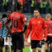 AC Milan players dejected