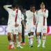 AC Milan players dejected