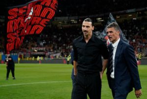 Zlatan Ibrahimovic Paolo Maldini AC Milan