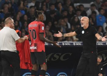 Rafael Leao Stefano Pioli AC Milan بيولي لياو ميلان
