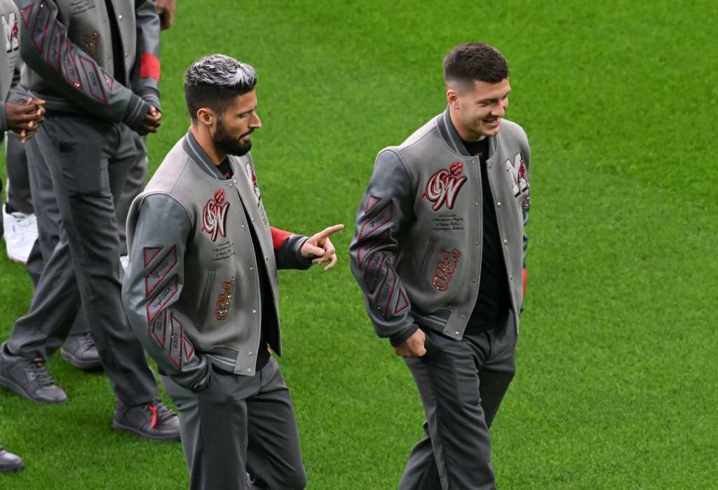 Olivier Giroud Luka Jovic AC Milan ميلان يوفيتش جيرو