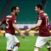Alessio Romagnoli Giacomo Bonaventura AC Milan