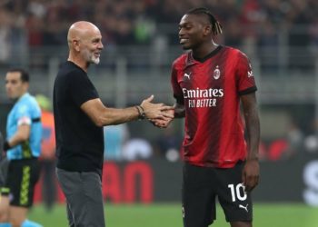 Stefano Pioli Rafael Leao AC Milan