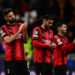 AC Milan players dejected