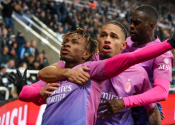 AC Milan's Samuel Chukwueze, Noah Okafor, and Fikayo Tomori